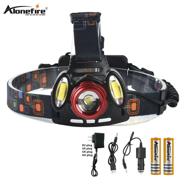 AloneFire HP94 XML-T6 zoom led Headlamp White Headlight Camping Fishing Hiking Hunting Riding Head light Lamp Flashlight portable 18650