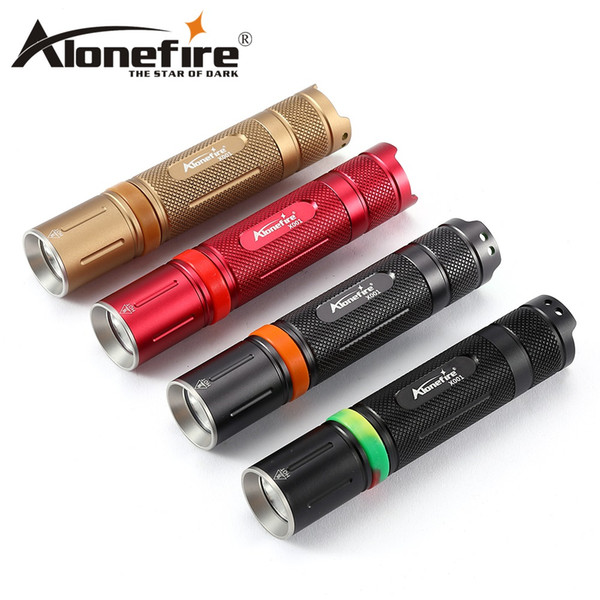 AloneFire X001 CREE XML L2 1000LM Powerful led flashlight high quality led torch penlight for 1x 18650 battery