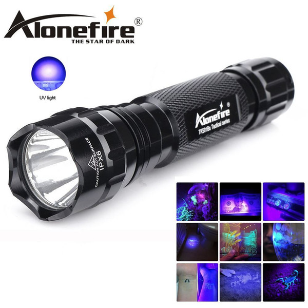 395nm Uv Led Flashlight 501Bs Led Ultra Violet Light Torch Lamp Black Light Detector Dog Urine Pet Spots and Bed Bug