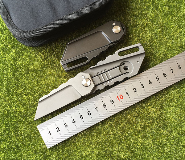 NIGHTHAWK Yoda ball bearing M390 folding knife titanium handle tactical camping hunting outdoor suvival pocket knives EDC tools