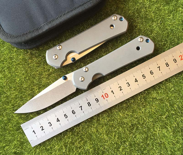 Chris Reeve small Sebenza titanium D2 Folding blade knife Tactical camping hunting outdoors pocket survival knives Utility Tools