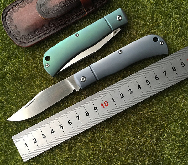 LEMIFSHE L02 Folding knife S35VN blade titanium alloy handle camping hunting outdoor survival kitchen fruit knife practical EDC