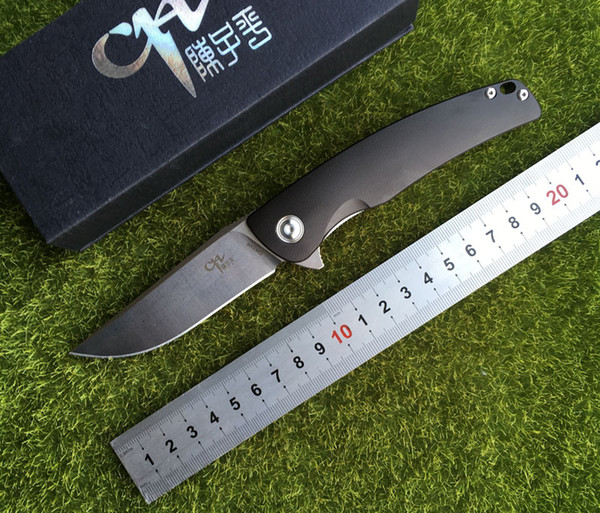 CH3006 Flipper folding knife 154CM blade7075 Aluminum handle camping hunting outdoor survival pocket knife edc tools