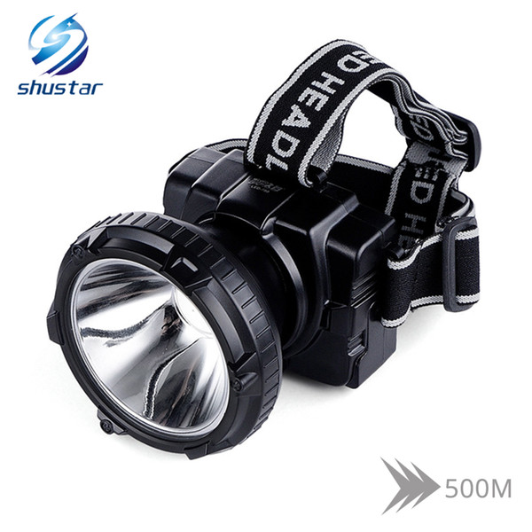 Shustar Rechargeable LED headlamp Ultra Bright headlight Built-in 4000 mAh large-capacity lithium battery available for 20 hours