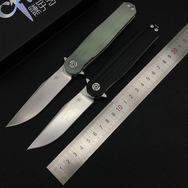 CH3505 D2 blade G10 & S.Steel handle ball bearing tactical folding knife survival camping hunting flipper brand military pocket knife rescue