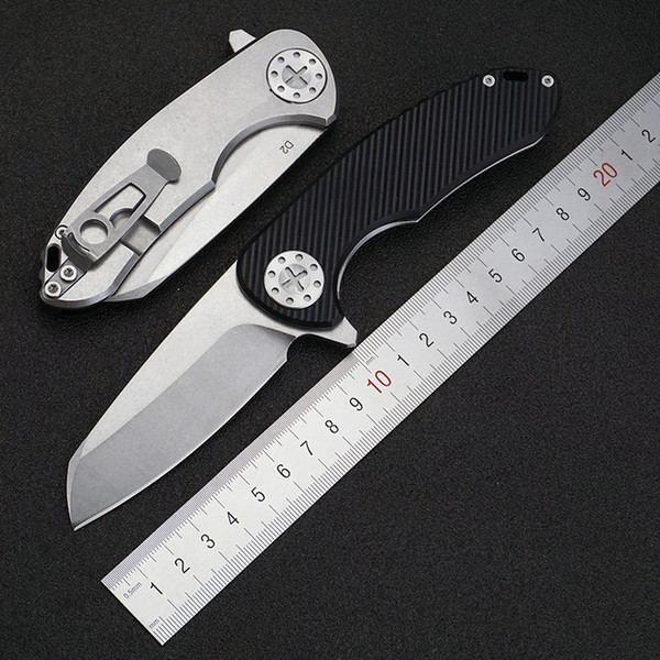 OEM F3 D2 blade black G10 handle ball bearing fast open rescue EDC tools hunting camping hiking tactical survival folding pocket knife new