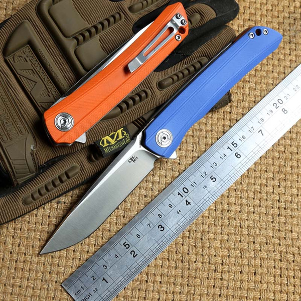 CH 3002 Folding knife G10 handle D2 blade Flipper Ceramic ball bearing Tactical hunting outdoor gear camping survival Knives EDC tools