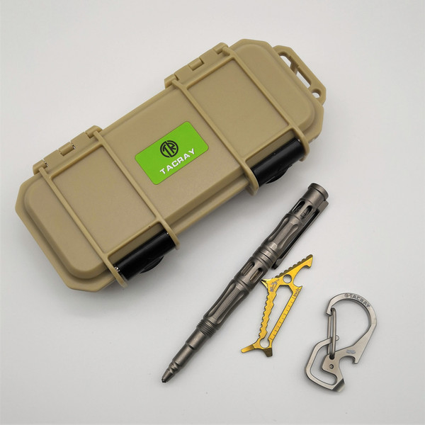 TACRAY titanium alloy material outdoor small EDC tool combination suit,