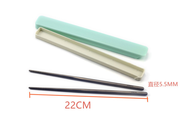 Titanium chopsticks on foot outdoor camping tool for a picnic