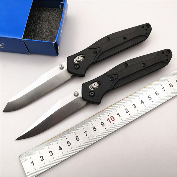 Butterfly BM 940 D2 Blade Folding Knife Nylon glass fiber handle Copper washer hunting outdoor camping Pocket Survival EDC Knives