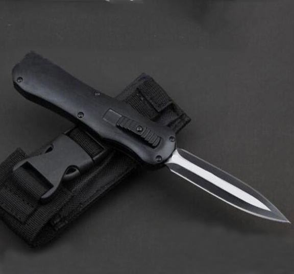 High quality!BM 3350 3300 Infidel Pocket knife D2 steel double edge Plain tactical survival gear knives Scarab Knives with retail box