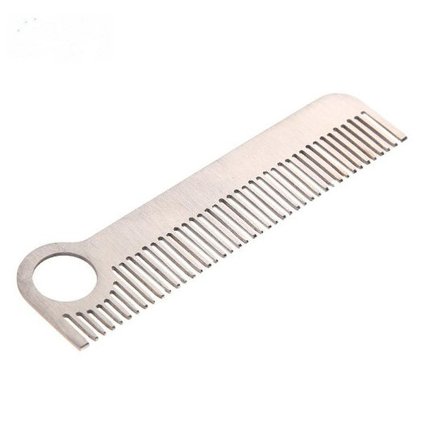 Stainless Steel Hair Comb Easy To Carry EDC Pocket Tool Anti Wear High Hardness Combs Portable 4yc CC