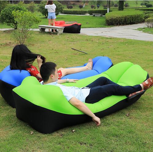 2019 Trend Outdoor Products Fast sofa bed Air good quality bed sleeping bag, beach bag laybag Air Inflatable sofa