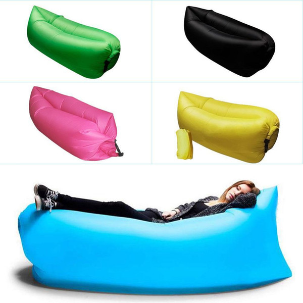 20PCS Lounge Sleep Bag Lazy Inflatable Beanbag Sofa Chair, Living Room Bean Bag Cushion, Outdoor Self Inflated Beanbag Furniture