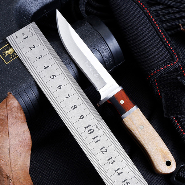 Small High Hardness Survival Knife Cold Steel Survival Straight Knife 5CR13MOV 56RHC Steel Blade Outdoor Hunting Knife Knives