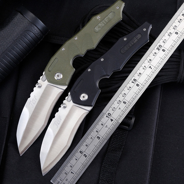 Sharp Folding Knife Bearing Flipper Pocket Knife 440C 56HRC Handle Blade Utility Outdoor Camping Knife