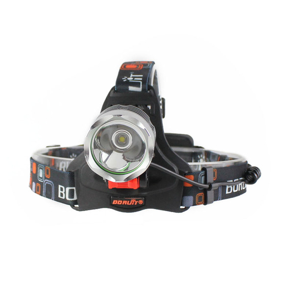 BORUIT Rechargeable 2500LM CREE XM-L2 L2 LED 2X18650 Headlamp Headlight Head Torch Flashlight Strong /Weak /Strobe