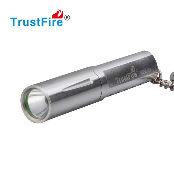 Best Gift Present KEY Chain LED Flashlght Stainless Steel Mini Camping Flashlight 10440 Rechargeable Torch Keychain Kids Play Toy Waterproof