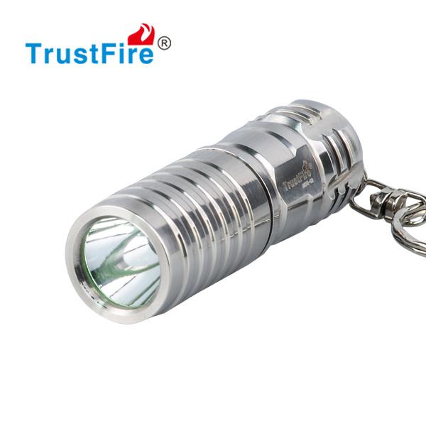 Stainless Steel Mini LED Flashlight Waterproof Keychain LED Light Key Chain Flashlight Best Gift Key Holder Housing 16340 Rechargeable Torch