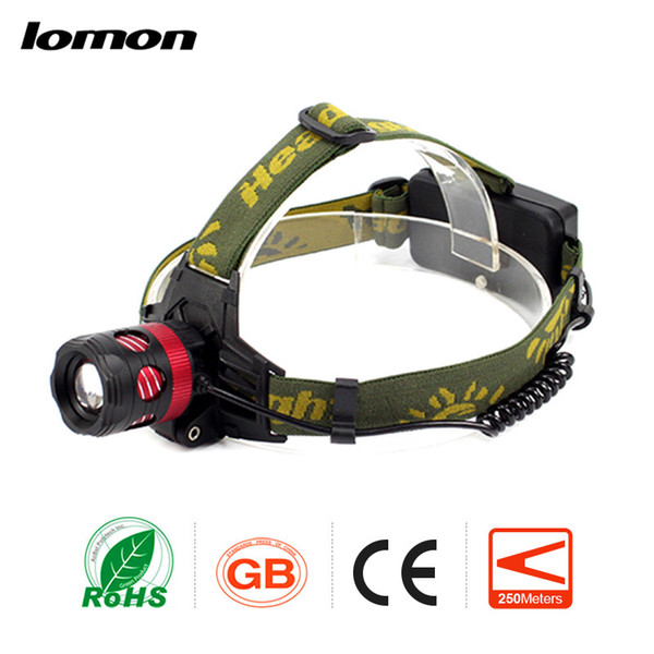 Zoomable LED Headlamp 18650 Rechargeable Head Light Military Super Bright Head Torch Waterproof HeadlIght Fishing Cycling Bike Bicycle Lamp