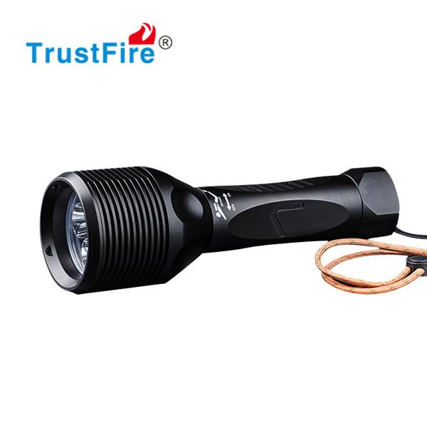 Professional Scuba Diving LED Flashlight Waterproof LED Torch Light Underwater Flash light 2300 LM Aluminum Alloy 26650 Rechargeable Torch