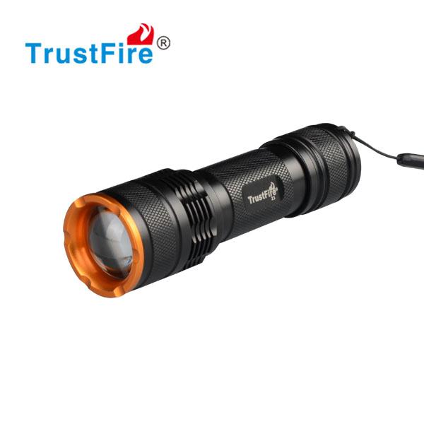 Telescopic Zoom LED Flashlight Zoomable Mini LED Flash light Camping Hard Light CREE T6 18650 Rechargeable 5 Modes Aluminium Alloy Torch HOT