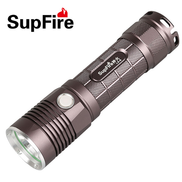 LED Flashlight High Quality Practical LED Lantern CREE L2 Lamp 5 Modes Middle Switch Rechargeable Battery Outdoor Sports Torch Super Bright