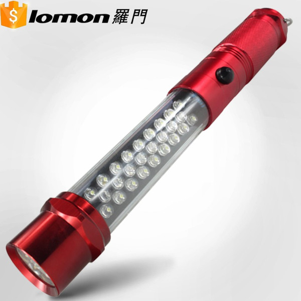 26+9 LED Flashlight 35 LED Magnet Signal Work Flash Light Multifunction Emergency Torch Hard Light Long Drive Best gift Outdoor Sports Lamp