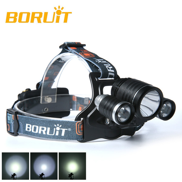 Rehargeable 8000LM 3 x XML T6 LED Rechargeable Headlamp Headlight Torch LED Bicycle Head Light 18650 Headlamp Torch USB Lamp Charge