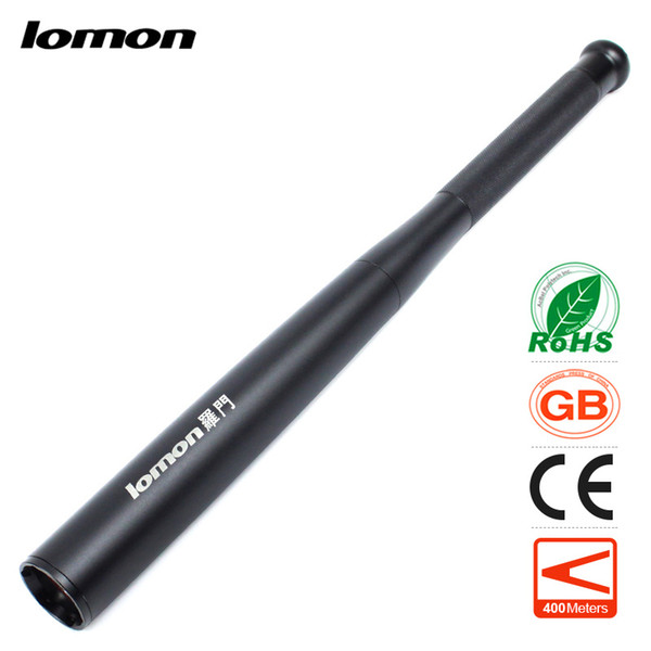 Baseball Bat LED Flashlight Security Camping Portable Light Super Bright High Power Olight Torch CREE T6 Dry Battery Self-defense Hunting