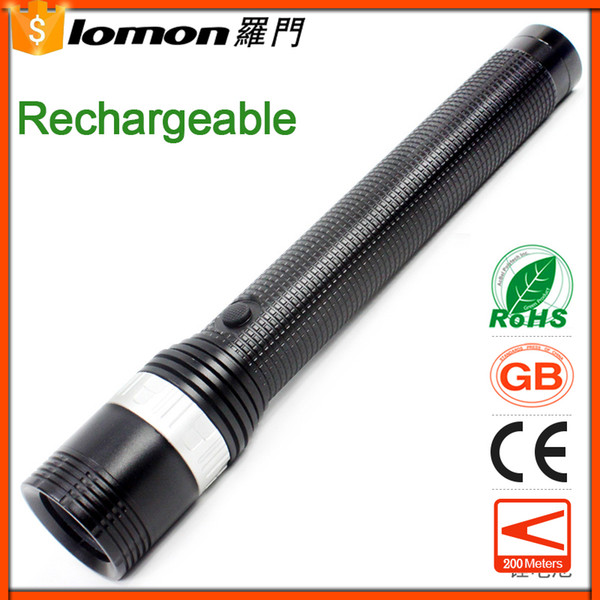 Zoomable LED Flashlight Aluminum Alloy 18650 Rechargeable Battery + Charger Zoom LED Torch High Power Super Bright Fishing Camping Light