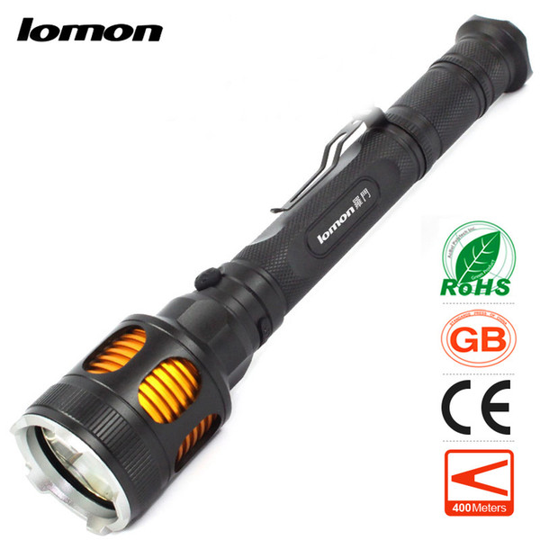 LED Flashlight 18650 Rechargeable Aluminum Alloy Torchlight High Power Super Bright Outdoors Camping Portable Light Hiking Fishing Cycling