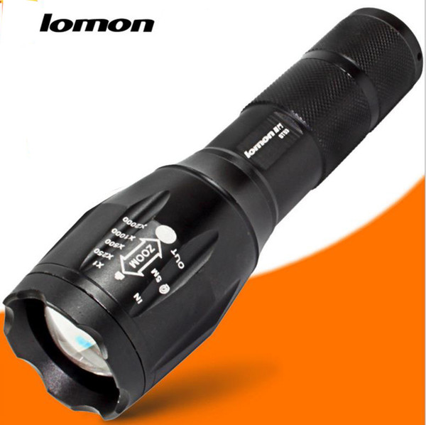 Zoom LED Flashlight 1000 Lumens Tactical CREE XML T6 Aluminum Alloy Police Flashlight Zoomable Torchlight 18650 Rechargeable Portable Light