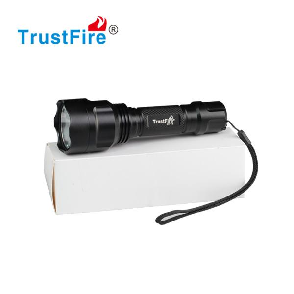 Wholesale - Original TrustFire C8-T6 1000LM CREE XM-L T6 LED Flashlight Torch Light Lamp Best Quality Free DHL