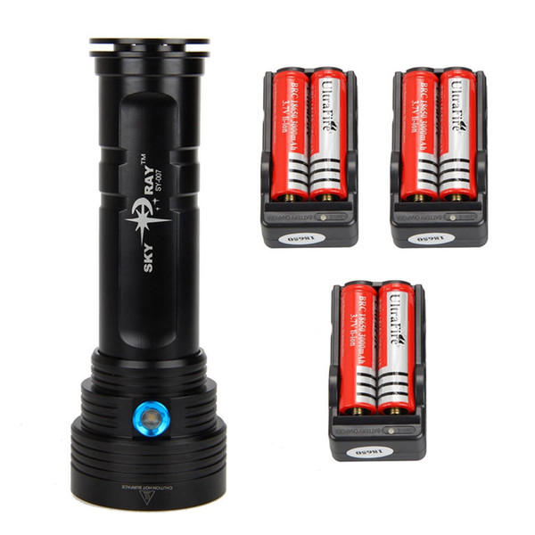 Super Bright 20000LM 14T6 LED Flashlight 14*CREE XM-L T6 Waterproof Bike Lantern Hunting Torch Light 18650 Battery Charger