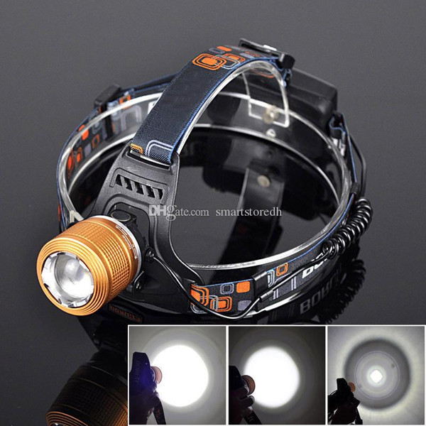 3000LM XM-L T6 LED Zoomable Headlamp Headlight Head Torch Flashlight Light F00398 SPDH