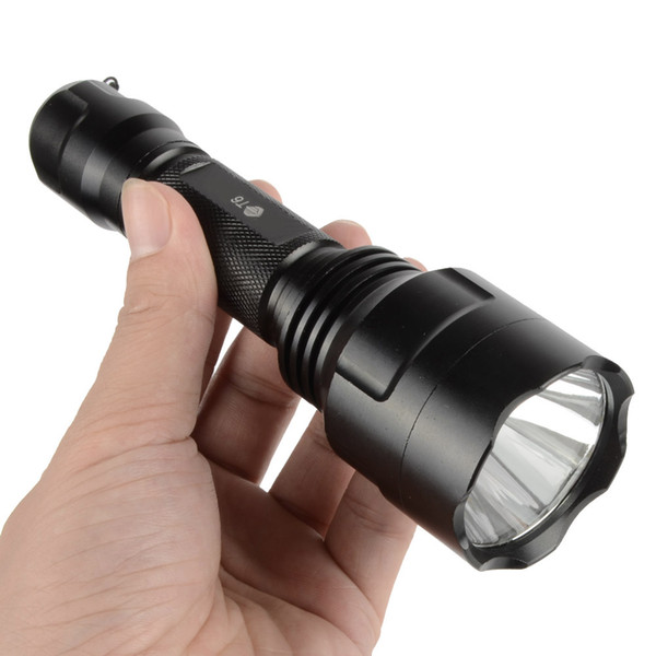 2000Lm XM-L T6 C8 LED 5-Mode Flashlight Torch Bike Light Black F00021 SPDH