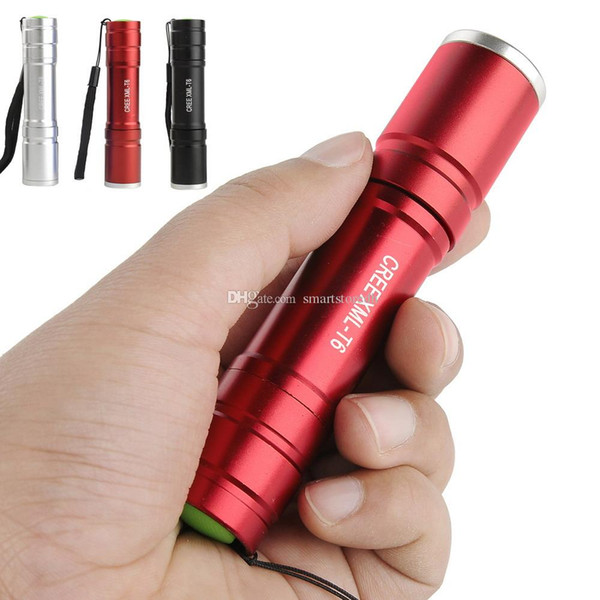 1*Mini Flashlight 2200Lm CREE XML T6 LED Zoomable 18650 Torch Outdoor Light F00161 SMR