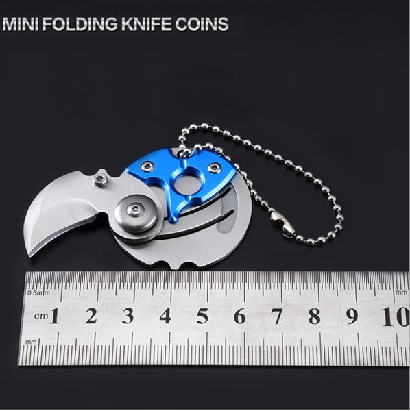 Top quality 4.3cm Camping Pocket Folding Blade Knives Fruit knife EDC Mini Pocket Survival folding Knife knives Free shipping