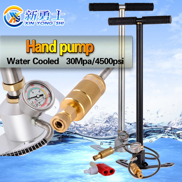 New Warrior 4500PSI 300bar 30mpa high pressure pcp hand operated air pump hand car mini panel air pump