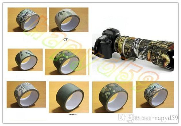 10M Camo Wrap Outdoor Hunting Bionic Tape Cotton Waterproof Speckle Camouflage Rifle Hunting Shooting Tool Stealth Tape Camping Accessories