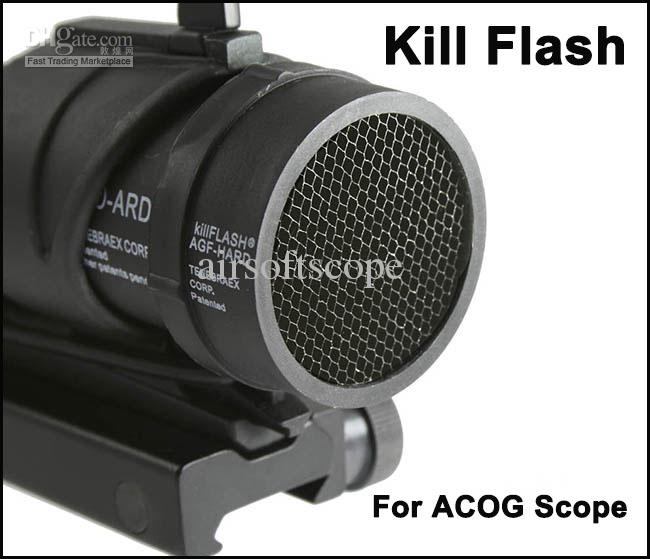 Kill Flash & Protective Cover for ACOG Scope Black