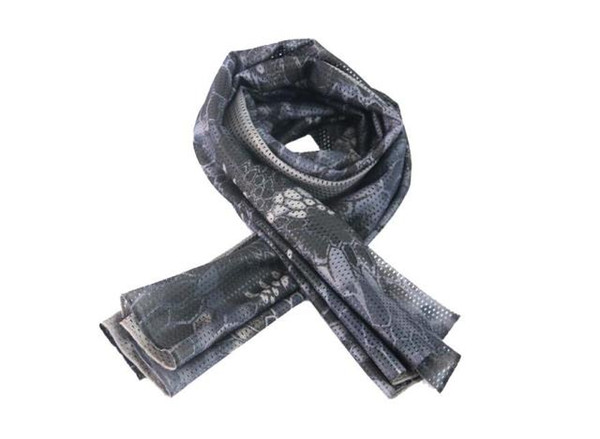 Typhon Tactical Camo Mesh Scarf for outdoor Camouflage Mesh Scarves Highlander Mandrake