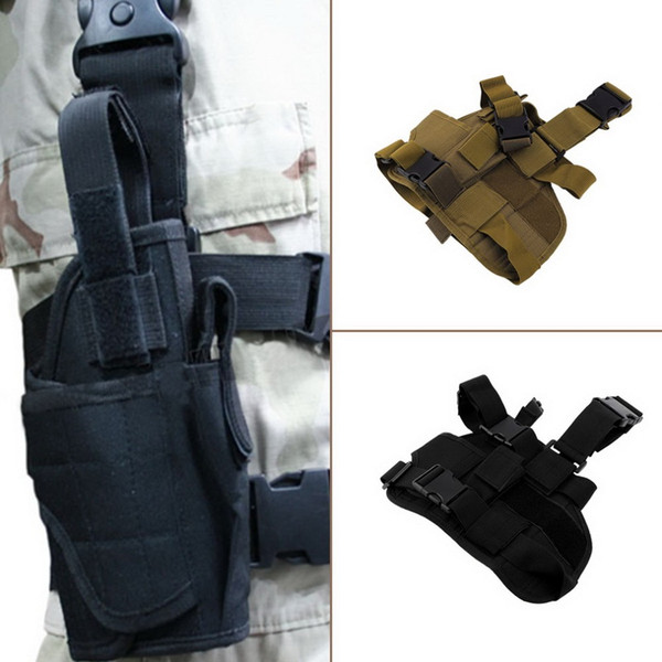 Classic Adjustable Practical Puttee Bag Thigh Leg For Gun Holster Pouch Outdoor Hunting Airsoft Military Tactical wholesale