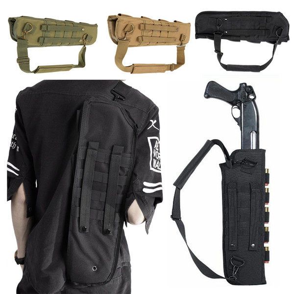 49CM 19 inch Hunter Shotgun Scabbard Tactical 600D Nylon Backpack Paintball Bag Tactical Shoulder Sling MOLLE Airsoft Bags