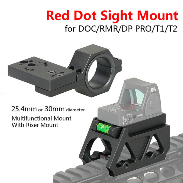 Red Dot Sight Mount Multifunctional Mount With Riser Mount For Airsoft Fit for DOCTOR/RMR/DP PRO/T1/T2 Red Dot Sight CL24-0179