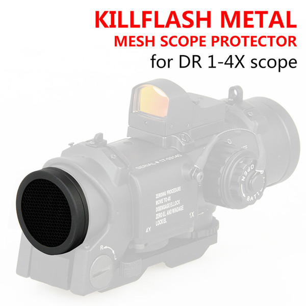 New Arrival Tactical 32MM KillFlash Metal Mesh Scope Protector For DR1x-4x Scope Use Free Shipping CL33-0084