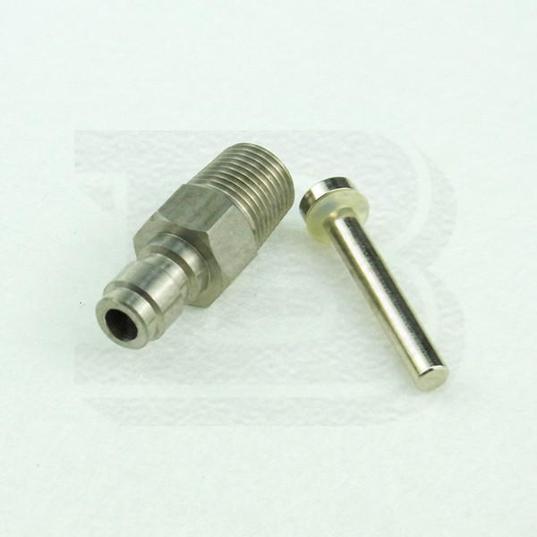 New Paintball Airsoft Tank Regulator HPA/N2 One Way Foster Stainless Steel Fill Nipple Kit Male 1/8NPT