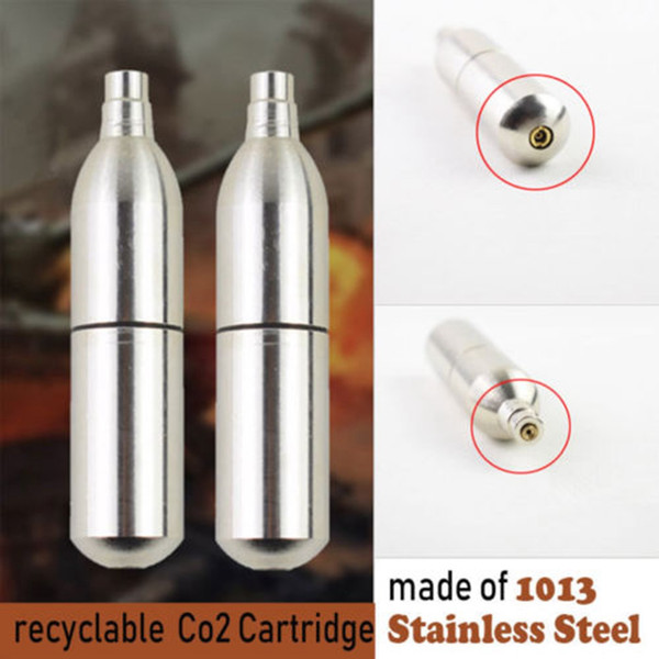 12g Refillable CO2 Cartridge Paintball Gun Air Systems Accessories for Paintball Airsoft CO2 / Green Gas