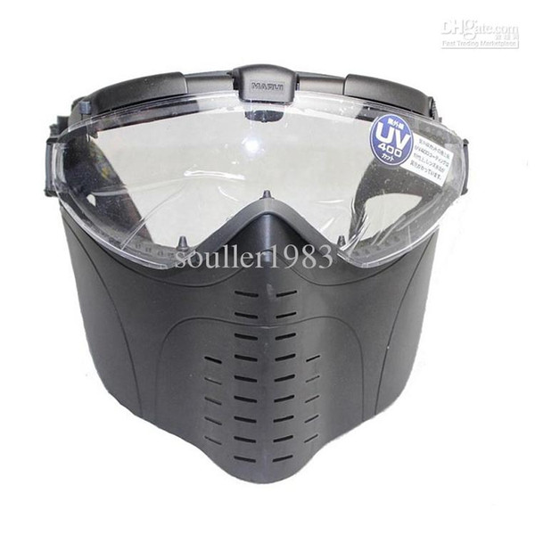 Hot Brand New Marui Anti-Fog Electric Fan Ventilated Goggle Airsoft paintball Full Face Mask Free Shipping